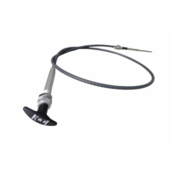 Twist Lock Handle Push Pull Control Cable — Heavy Duty Mechanical Control Solution