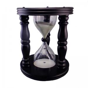 China 8 Hour Sand Timer Hourglass Stool Wood Color Customized ODM on sale