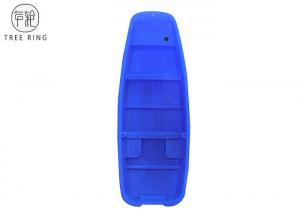 Wholesale B4M Rotomolded Plastic Rowing Boat , Poly Fish River Row Boats With Outboard Motor from china suppliers