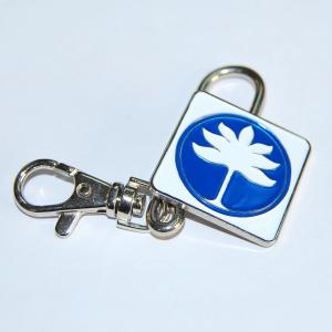 Crystal metal soft enamel purse key finder for purse and bag