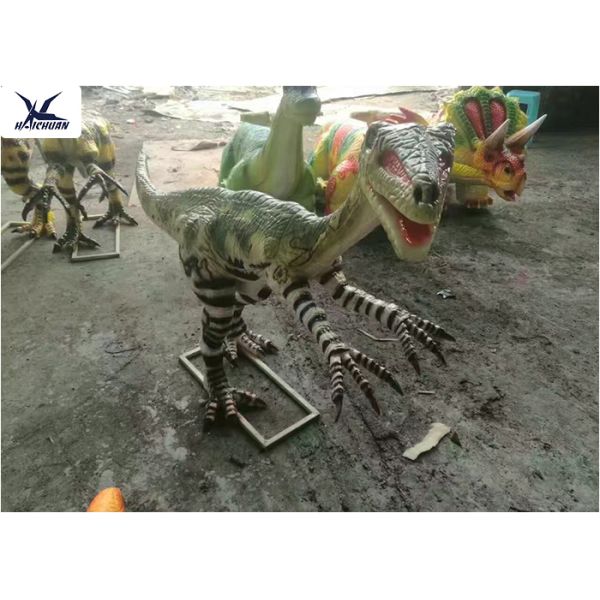 Dinosaur Garden Ornaments , Educational Playground Life Size Dinosaur Replicas