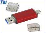 Transparent Cap 64GB USB3.1 USB-C USB Flash Disk Mass Memory Storage