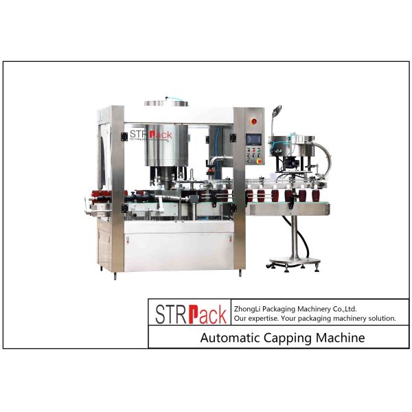 Full Automatic Rotary Pick And Place Capping Machine 3KW
