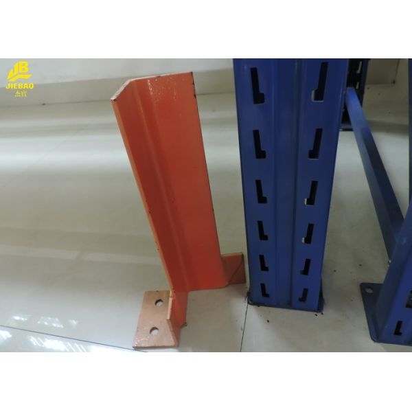 Pipe Storage Warehouse Pallet Racking With Upright Guard / Bolts Custom Color