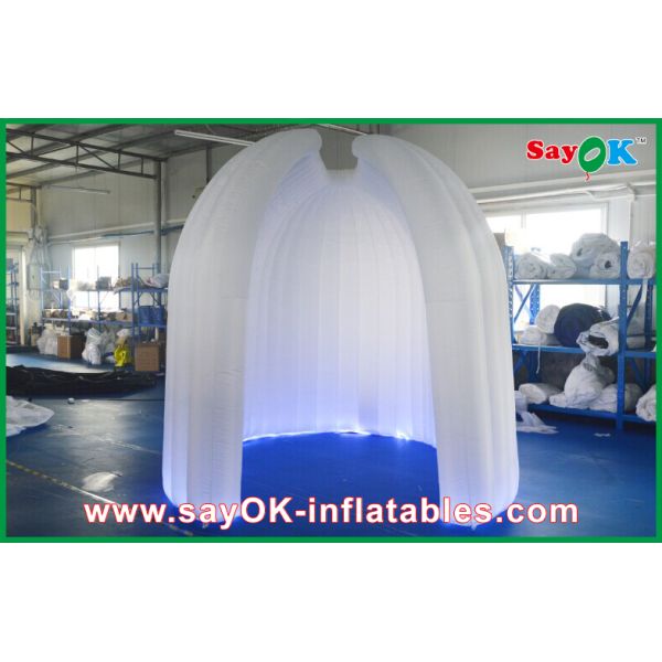 Inflatable Photo Booth Hire Vaulted White LED Inflatable Photo Booth Hire With Blower For Photos