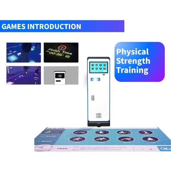 High Resolution Mobile Interactive Floor Projection Game System 1200P Clarity