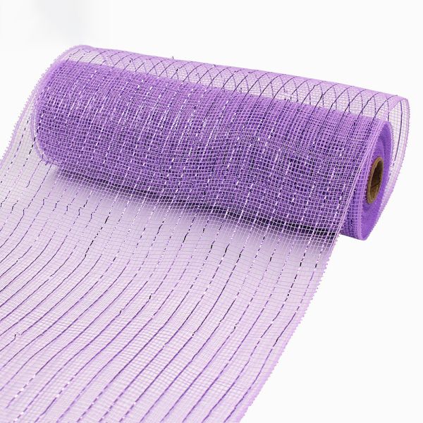 christmas mesh webbing cheap price wired satin organza DIY gift ribbon paillette mesh chiffon ribbon