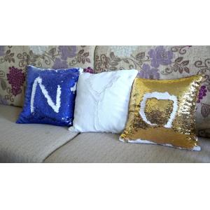 Shiny Pillow Bright Sequins Designer Printed Cushion Cover Sequin Pillowcase