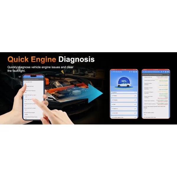 Xtruck 819 Bluetooth Car OBD2 Scanner Full System Diagnostic Code