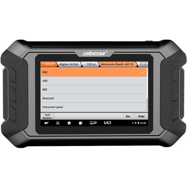 OBDSTAR iScan for DUCATI Motorcycle Diagnostic Tool with M041 Cable Support Diagnose & Key Programming & Odometer Calibration