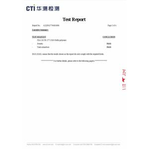 Zhucheng Hongzhen Plastic Products Co., Ltd. Certifications