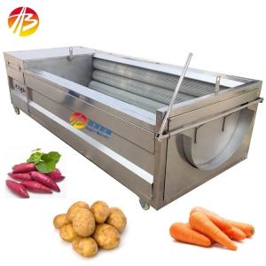 Wholesale Bubble Washing Machine for Sweet Potato Ginger Carrot Cassava Potato Turmeric Yam Peeling from china suppliers