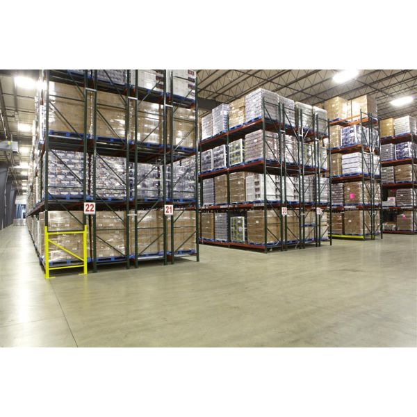 Back To Back Double Deep Pallet Rack With Low Maintenance