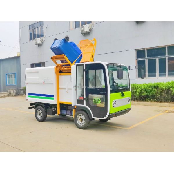 Compression EV Garbage Truck Euro2 CE EEC 4X2 Hydraulic Waste Collection Vehicles