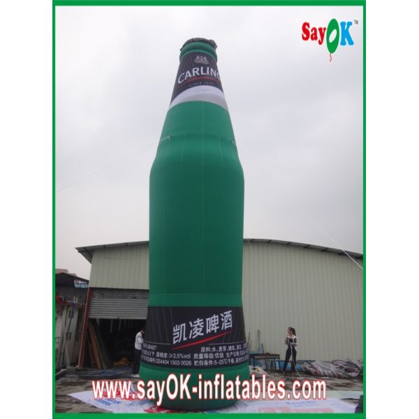 Giant Custom Inflatable Products , Inflatable Beer Bottle Model Superior