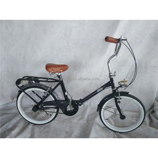 Double V Brake System Aluminum Alloy Folding Bike Frame for 20 Inch Foldable Bicycle