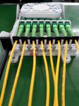 FTB Fiber Optic Termination Box 1 To 8 PLC Splitter Fanout 900um With Breakout