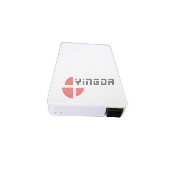 White 2SC Mini Roseta Fiber Termination Box 2 Port Wall Mounted ABS+PC Alloy OTB ODB