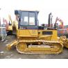 5 Shanks Ripper Used Crawler Bulldozer With PAT Blade Enclosed Cabin D3C for sale