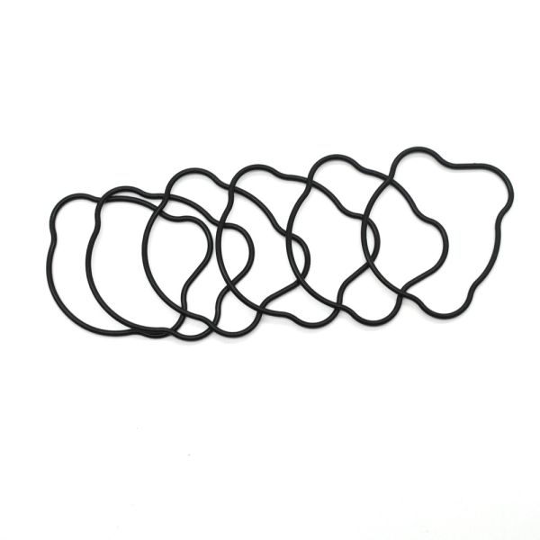 OEM Conductive Electronical Car Window Rubber Seal Black HNBR FSIL Round Rubber Part