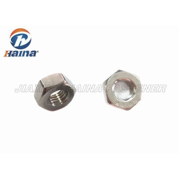 A4 Stainless Steel 316 Finished Coarse Threaded Hex Nuts For Constructure