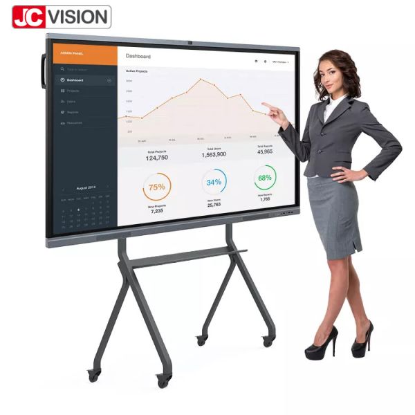 JCVISION Classroom Meeting Touch Screen Interactive Whiteboard Finger Pen With