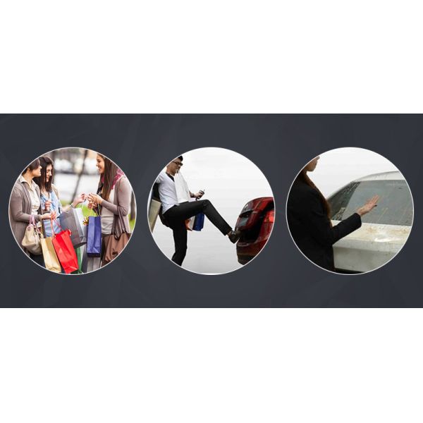 Auto Open System Automatic Boot Opener , Black Universal Trunk Release Kit