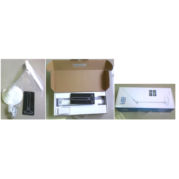 Rotatable Study Table Dimmable LED Reading Lamp 3 Lighting Modes And Brightness