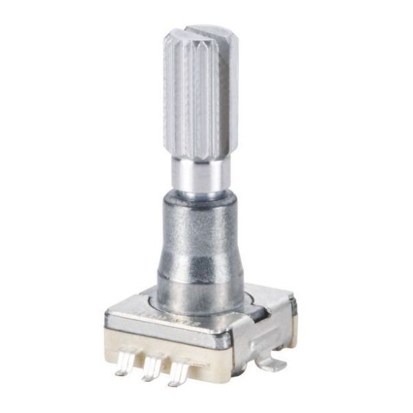 Soundwell RS11 Metal Shaft Rotary Potentiometer 6mm 10mm with 11mm Button Switch Encoder