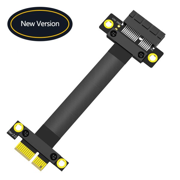 PCI Express 3.0 1x para PCI-E x1 Riser Adaptador Flexible Extension PCI-E Riser Cable Express 1X High Speed