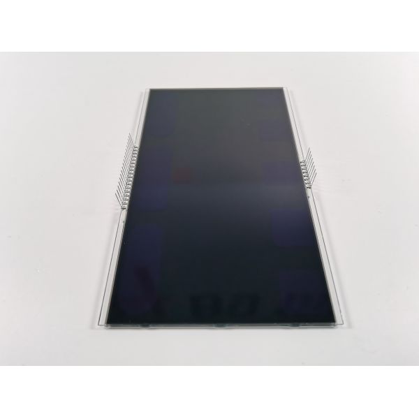 12 O Clock Negative VA LCD Display Black Segment Digit Graphic Lcd Glass Va Panel For Thermostat