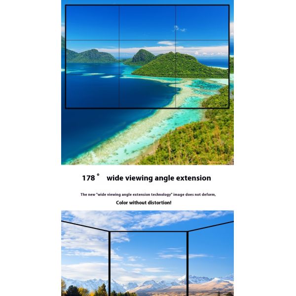 Hydraulic Support Installation Method 55 Inch 3x3 Original New IPS Lcd Panel 500nits 1080p 4k Wall Mounted Video Wall