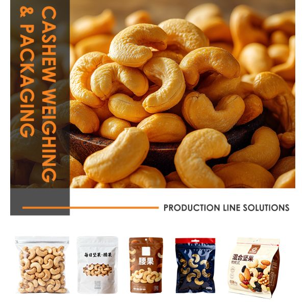 Automatic Electric Multihead Weigher Filler Sealing Machine For Plastic Pouch Packaging Of Dry Fruits Nuts Food High-Accuracy