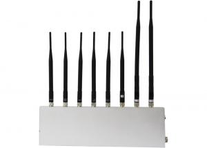 Wholesale Cell Phone Signal Jammer + GPS + WIFI + Walkie Talkie / Wireless Earphone (8 antennas) from china suppliers
