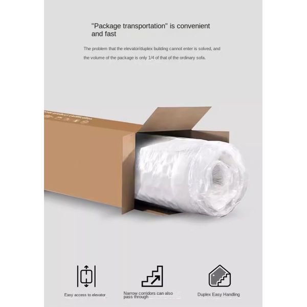 Modern U-Shape Sectional Sofa Modular Compressed Fabric Eco-Friendly Sofa Bed Customizable Double Seat Living Cloud Villa