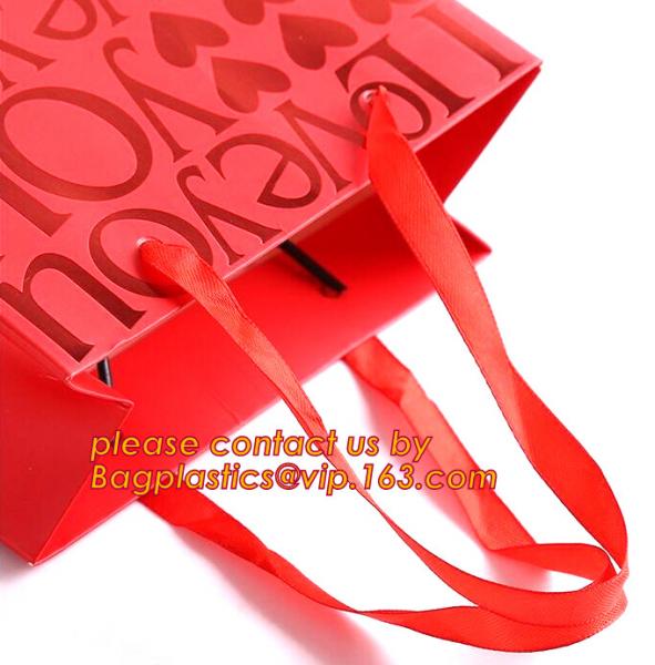 Luxury custom logo printed brown paper carrier bag,CMYK printed shopping bag luxury paper promotional carrier bags, bage