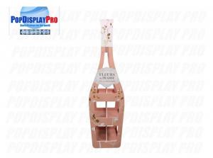Wholesale Red Wine Product Display Stand 2 Way Displaying 4 Metal Shelves Light Duty from china suppliers