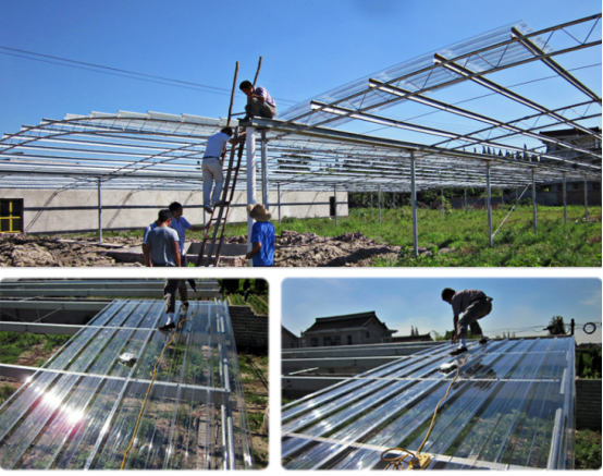 12 Ft Clear Roof Panels Virgin Material UV Protected Polycarbonate Transparent Roofing Sheet