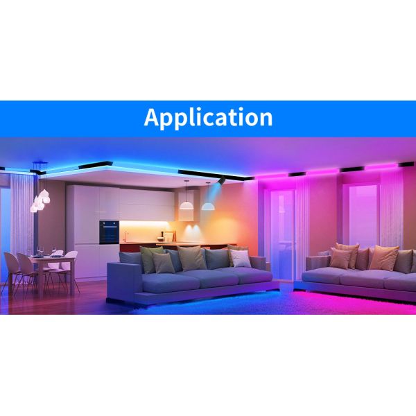 80LM/W LED Magnetic Track Light Intelligent Dimming Color Matching RGB Flood Spotlight