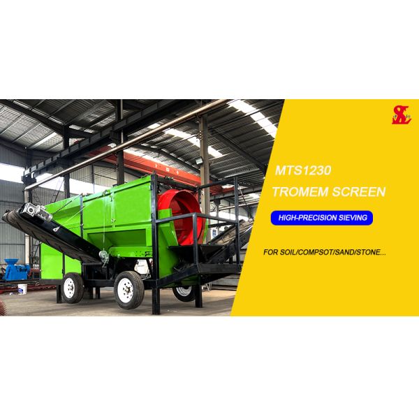 Carbon Steel Sand Gravel Mobile Trommel Rotary Drum Screening Machine from China direct manufacturer