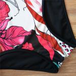 Women Sexy Printed Bikini Set Push-Up Padded Bow Swimwears Swimsuit Beachwear