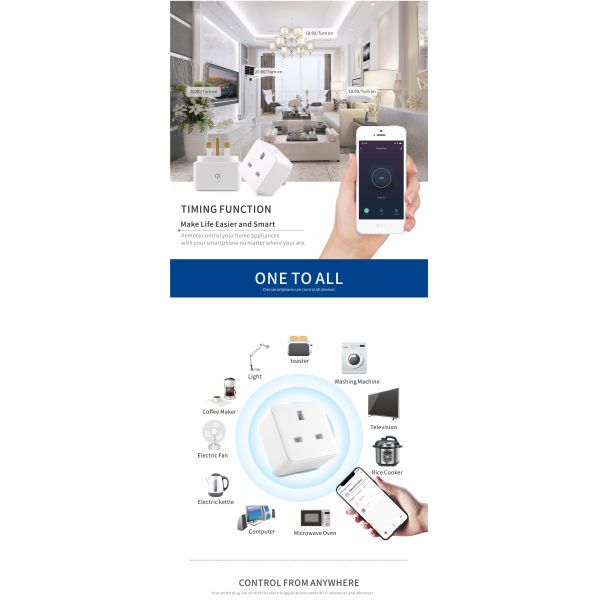 UK Standard Wi-Fi Smart Plug