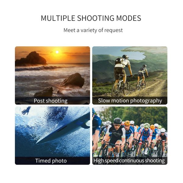 30fps 4k Waterproof HD Wifi Action Cam IMX386 Camera 20mp Sony Sensor Body