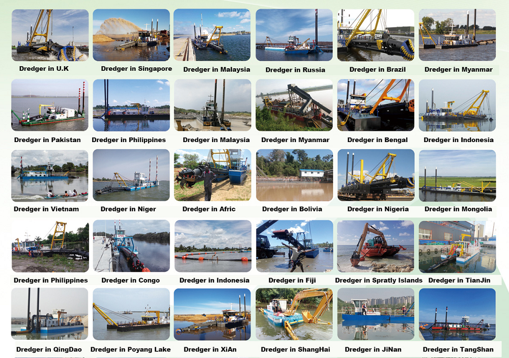 River Hydraulic Cutter Suction Dredger 22 Inch with Pump Core Components