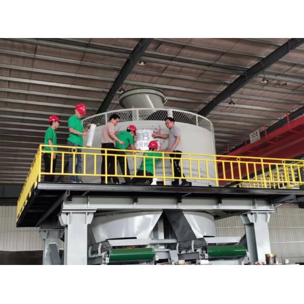 China supplier Clay Red Bricks Production wet wheel mill hollow block making machine wet pan mill