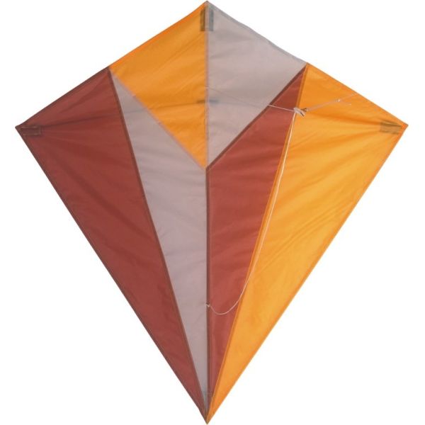 Customized Color Traditional Diamond Kite 100% Nylon Material For Kid Playing