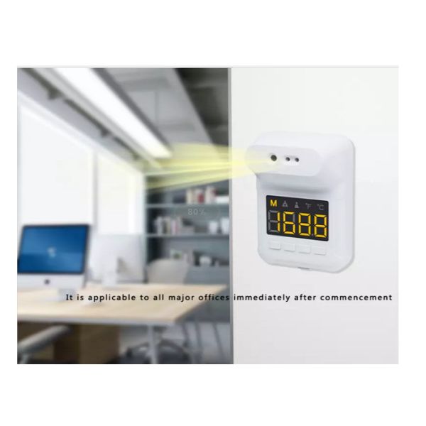 FDA Heat Sensitive 99%RH 10cm Wall Mounting Thermometer