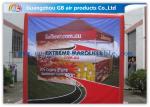 Fire - Proof Red Inflatable Cube Tent Custom Printed Tent for Advertising