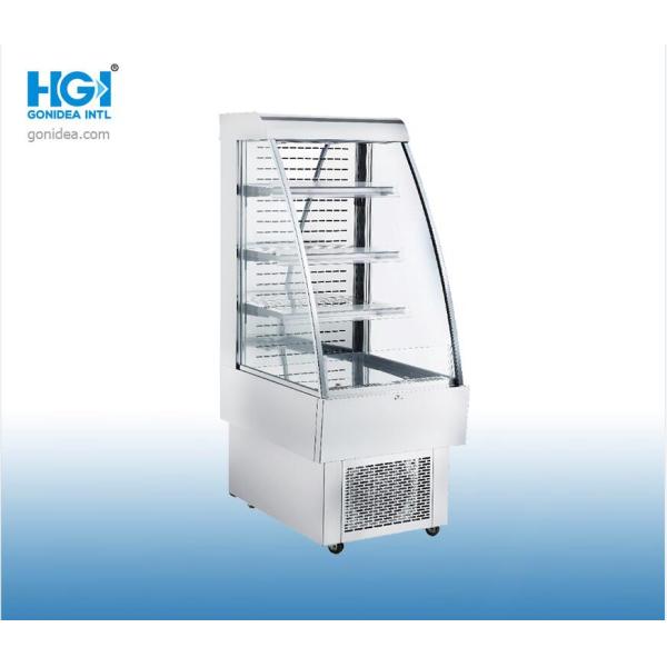 Digital Temperature Controller Upright Cooler 230L Open Display For Beverage