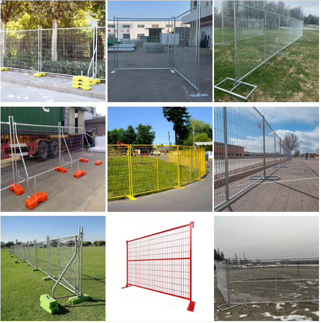 Strong Welded Temporary Fence For Fast Assembly Demolition Construction Site